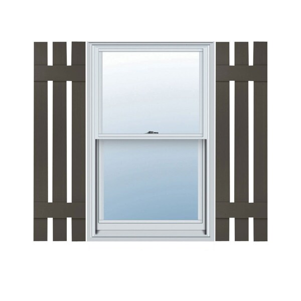 Ekena Millwork Builders Edge, Standard Three Board Spaced, Board-n-Batten Shutters, 70120039010, PR 070120039010 - main